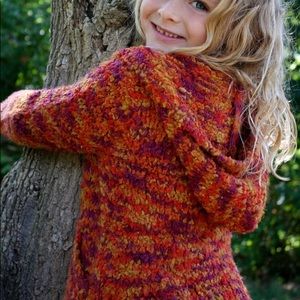 Girl’s Super Soft Boucle Fall Sweater Coat